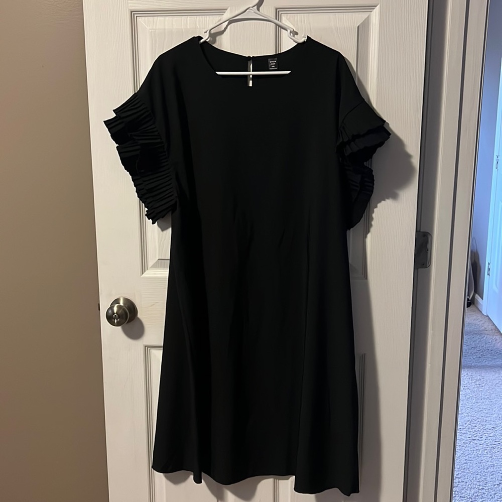 Black dress with sleeves